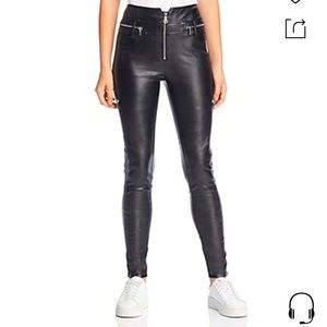 Tiger Mist Faux Leather “Lennon” Pants